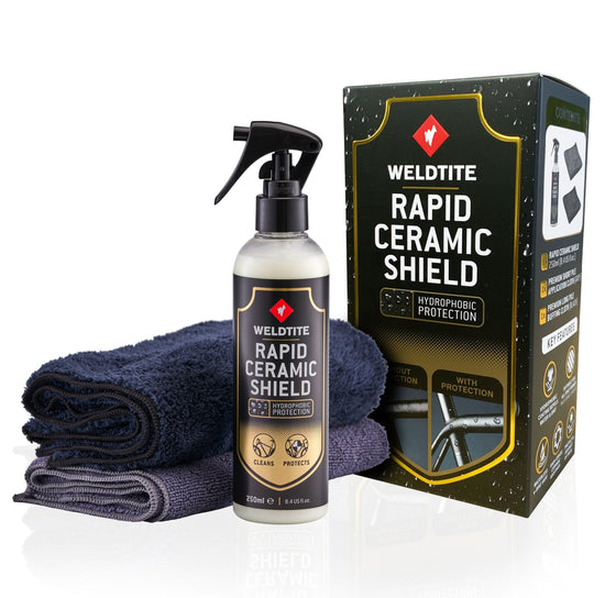 Набор полировочный WELDTITE Rapid Ceramic Shield Kit, защитная керамика, спрей 250мл. с салфетками