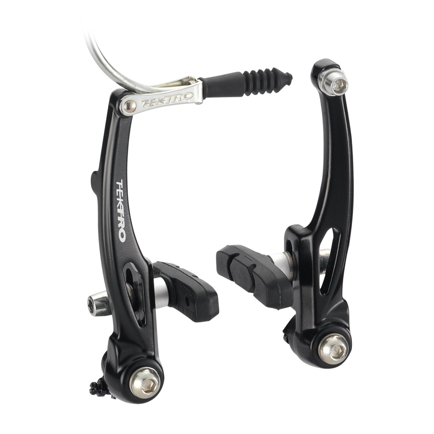 Тормоза 63mm V-brake 855AL TREKKING, CITY, 110мм передний и задний, алюм. регул. черные TEKTRO