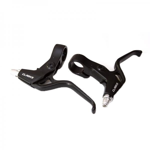 Тормозные ручки CLK2B11 MTB V-брэйк/кантелив. 2-пальца. пара, черные CLARKS