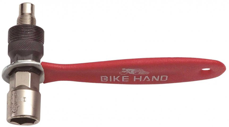 Съемник шатунов YC-216A профи с рукояткой сталь черно-красный BIKEHAND