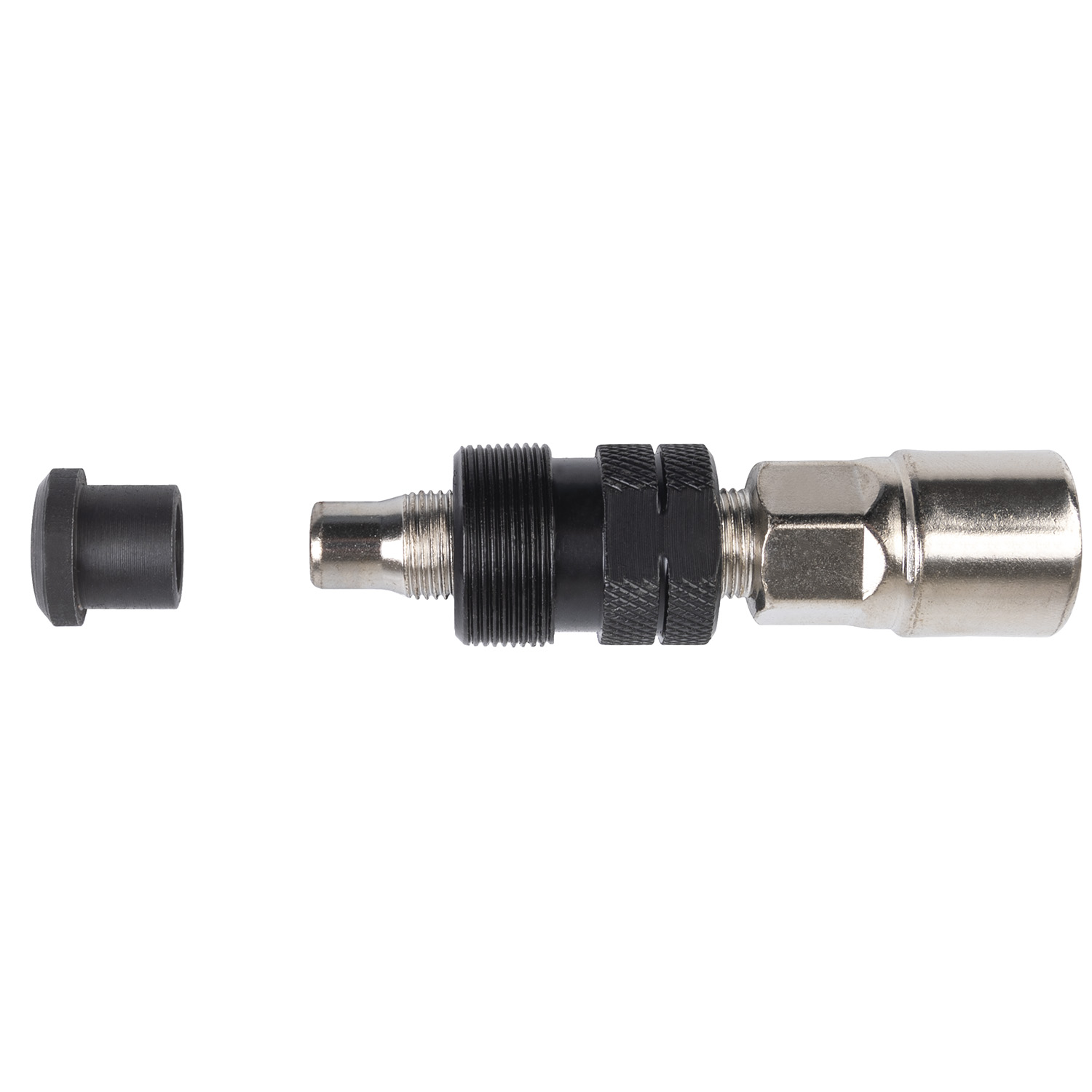 Съемник каретки картр. 3 в 1, квадрат, Shimano Octalink и ISIS сталь, серебр.-черн. M-WAVE