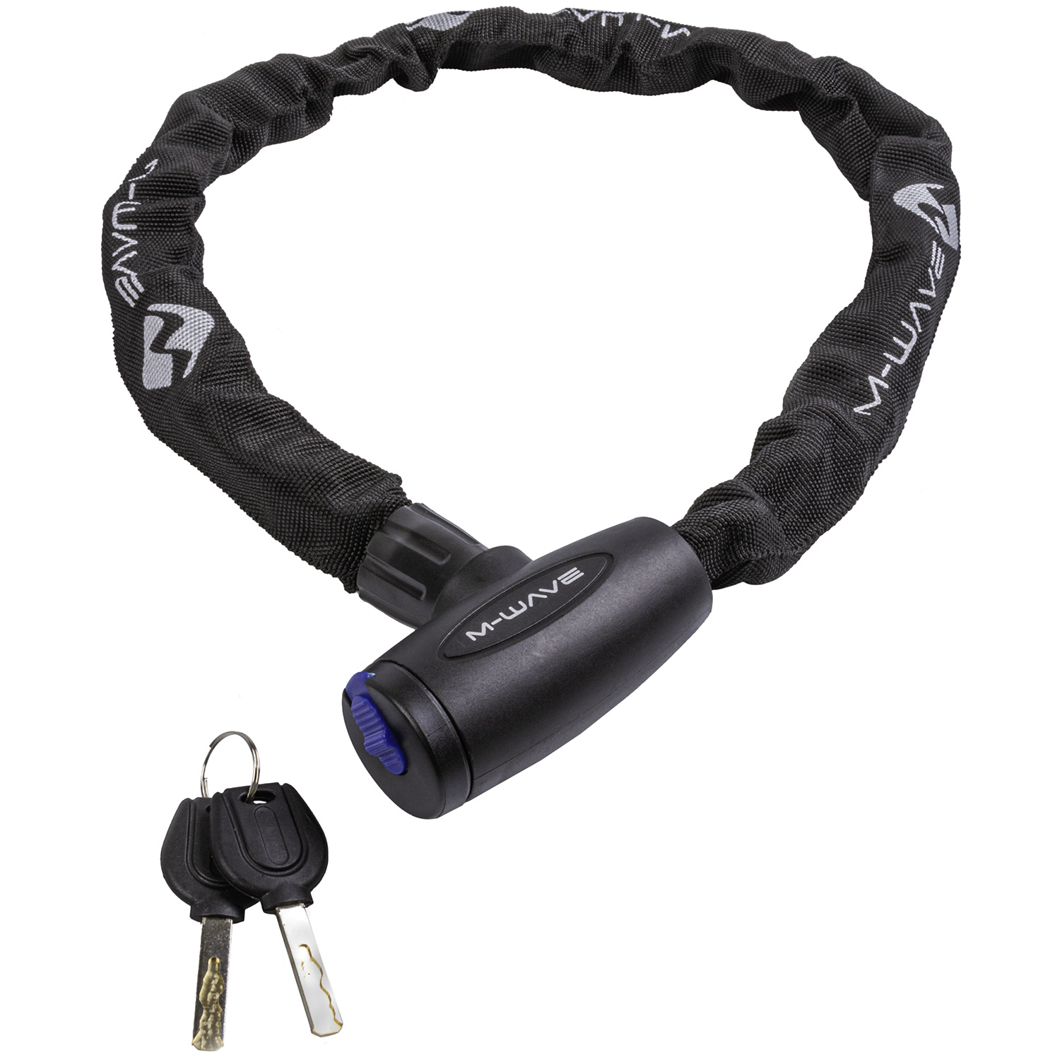 Замок велосипедный M-WAVE C 6.8 цепной, 6х6х850мм