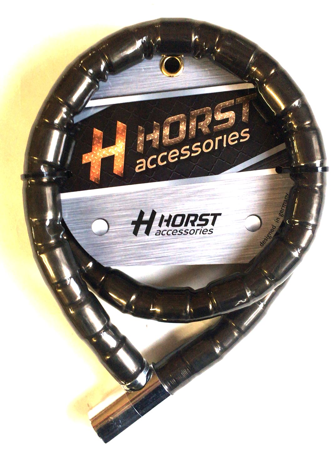 Замок велосипедный HORST тросовый, 22х1200мм