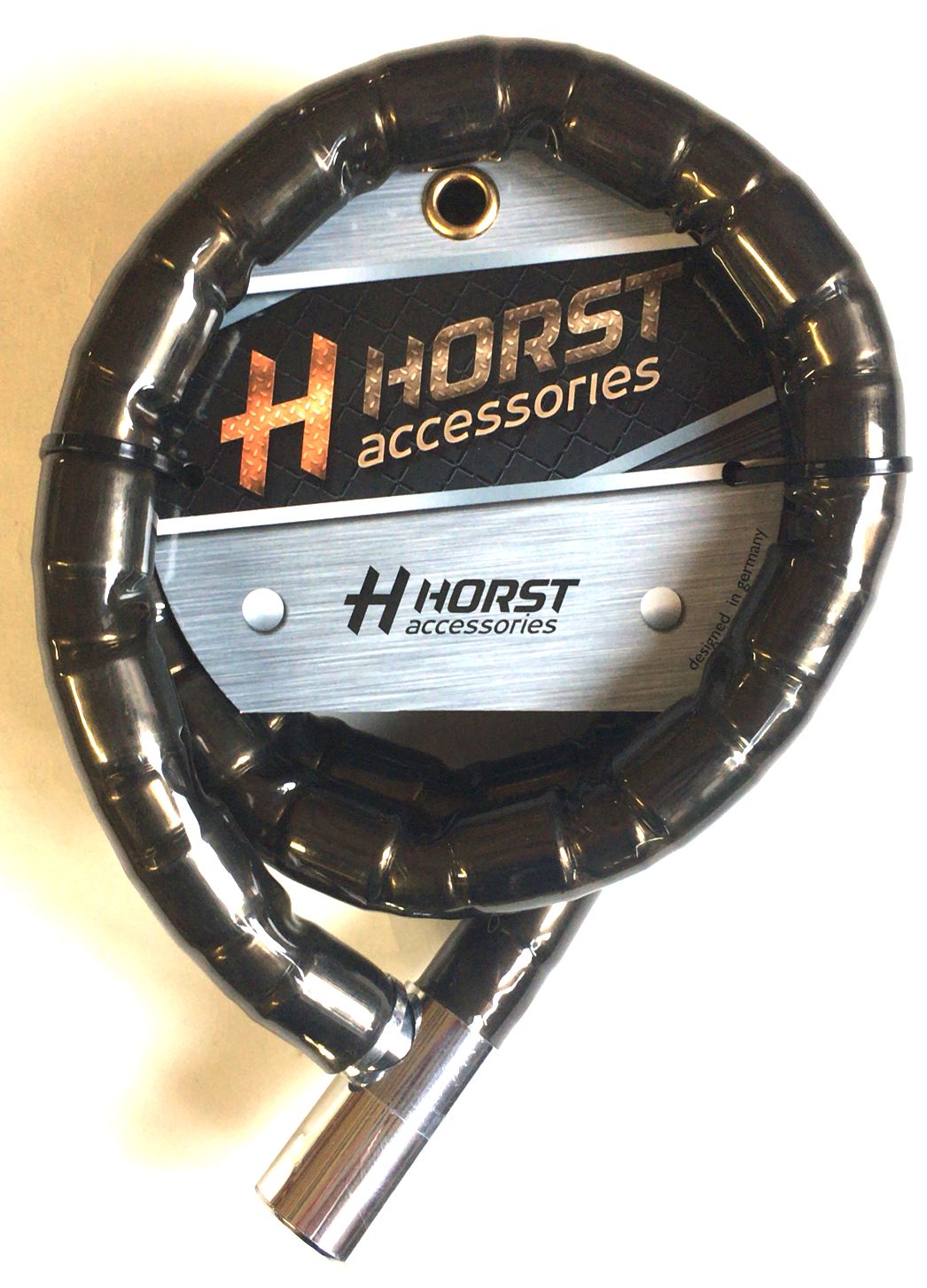 Замок велосипедный HORST тросовый, 22х1500мм