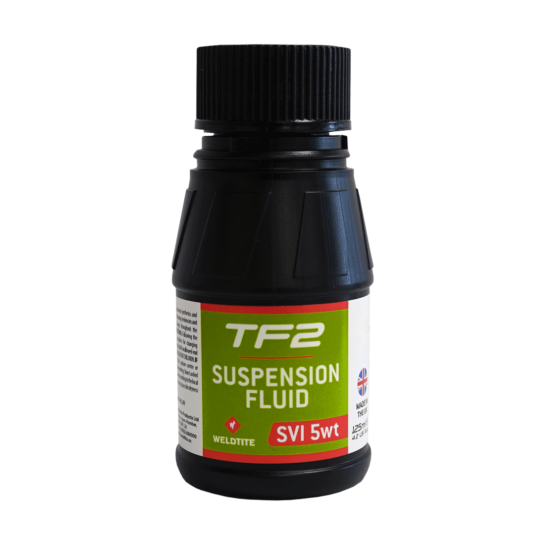 Масло для амморт. вилки WELDTITE TF2 CYCLE SUSPENSION FLUID 5WT, 125мл.